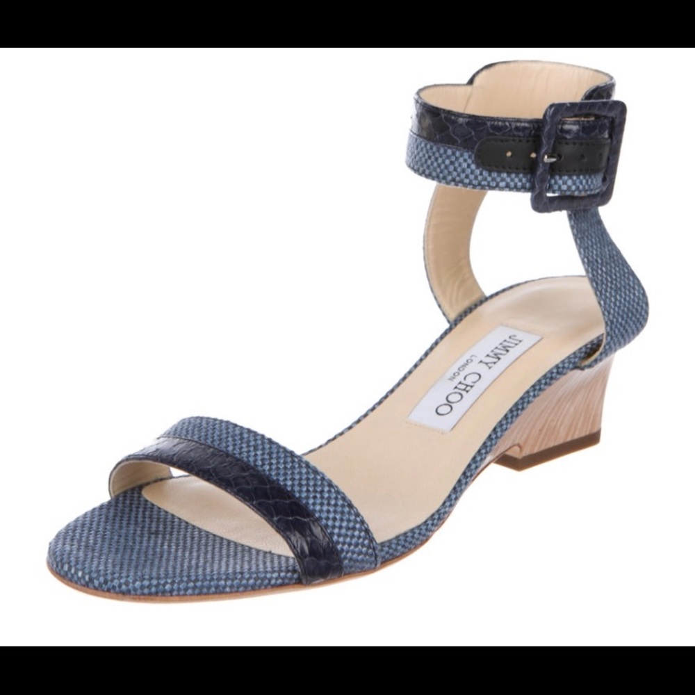 Jimmy choo snakeskin sandals